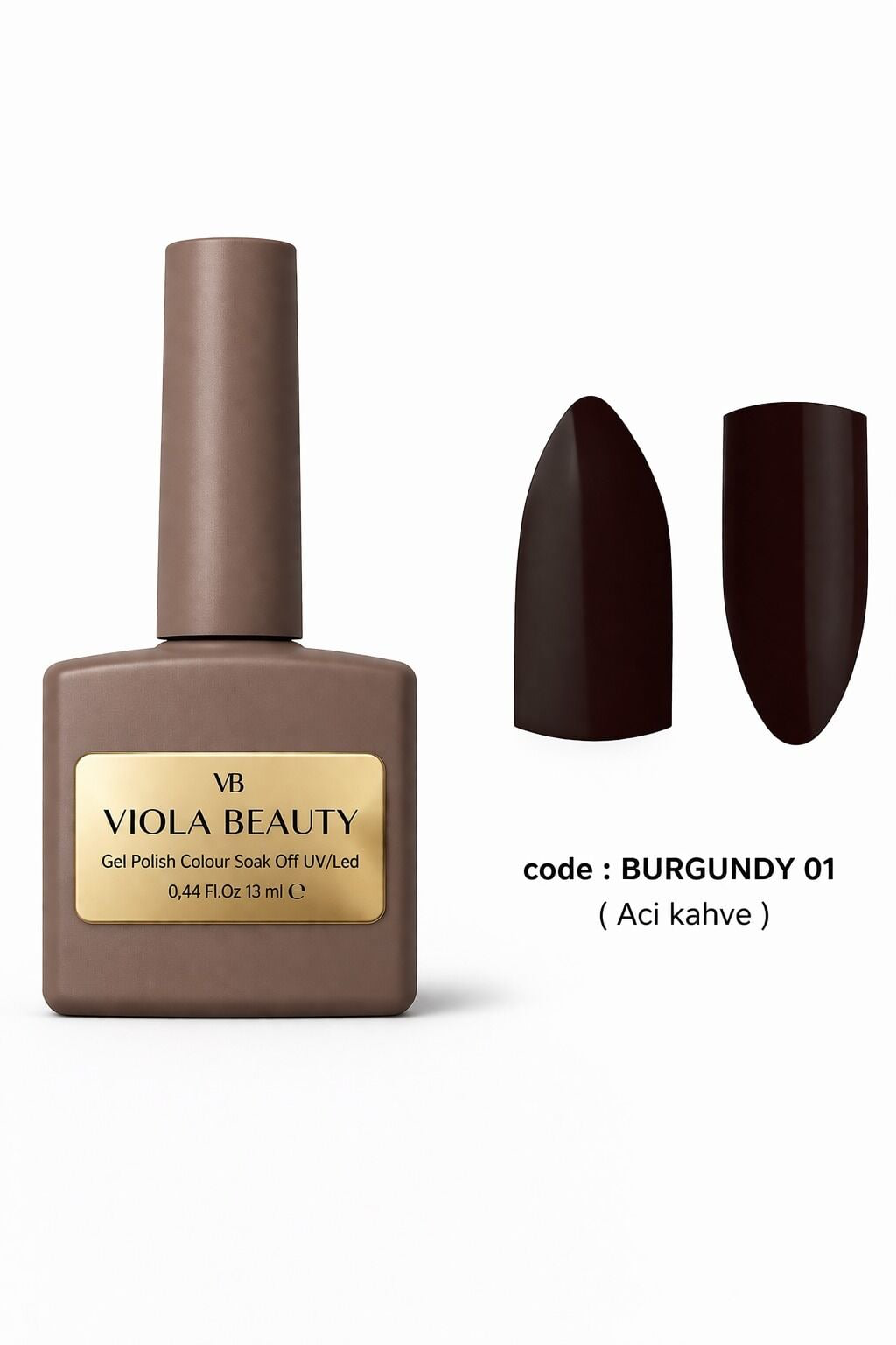 Burgundy #0001 Kalıcı Oje-13ml