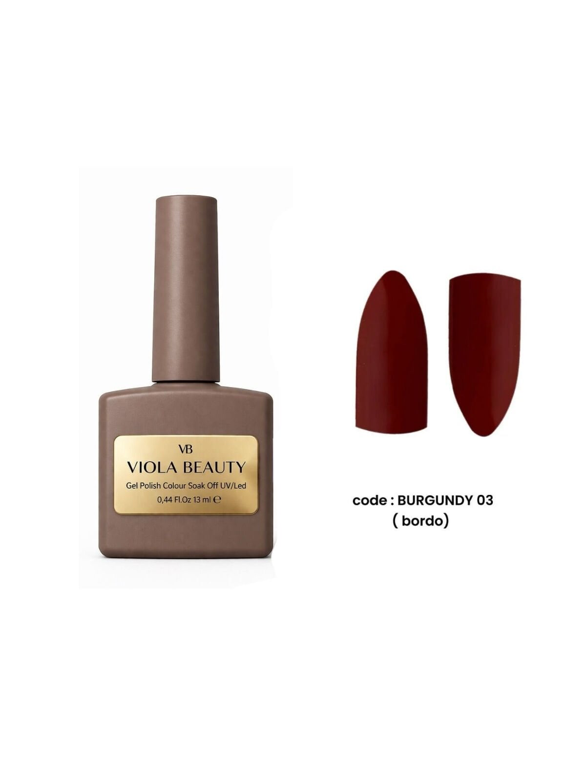 Burgundy #0003 Kalıcı Oje-13ml