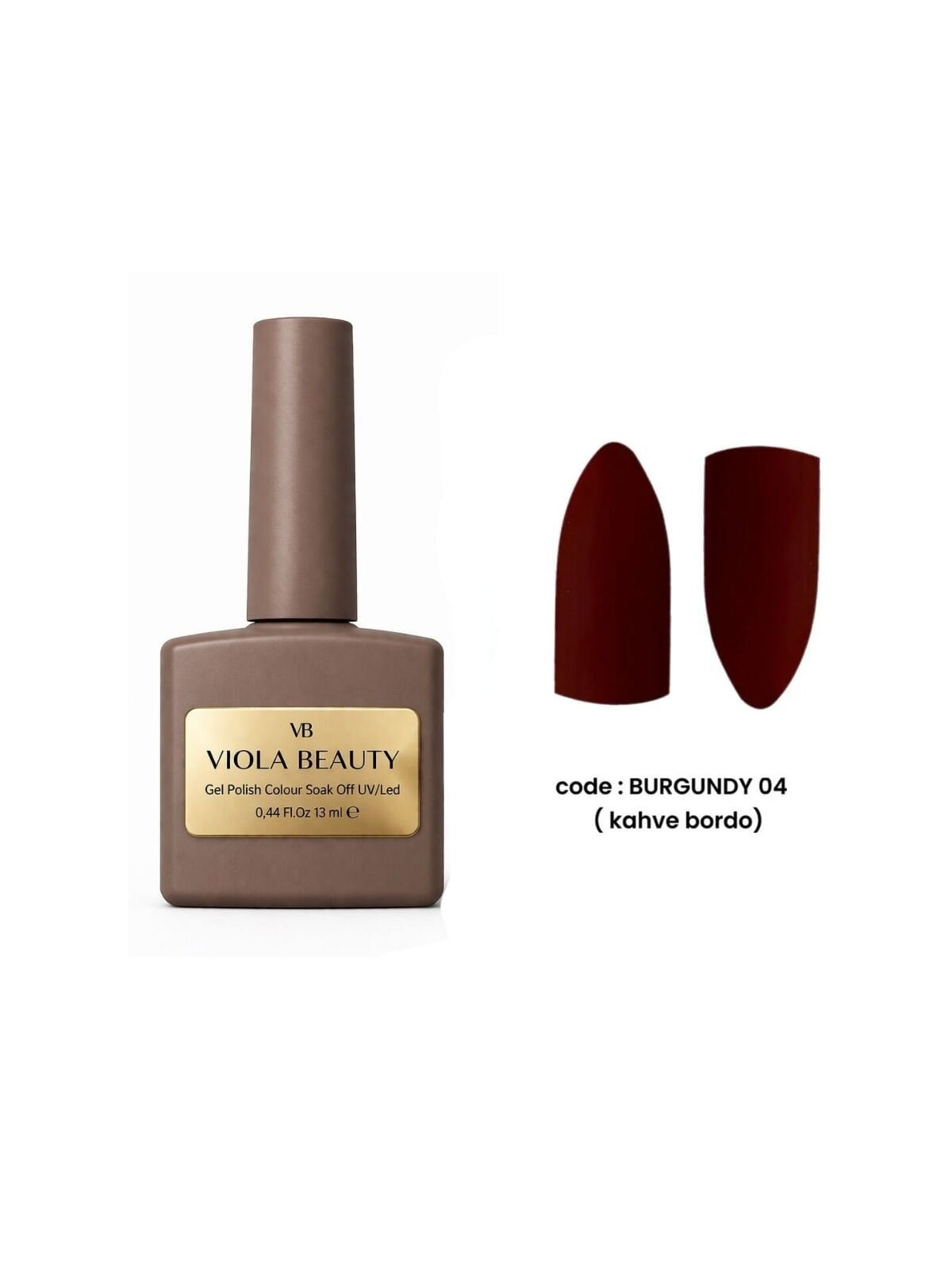 Burgundy #0004 Kalıcı Oje-13ml