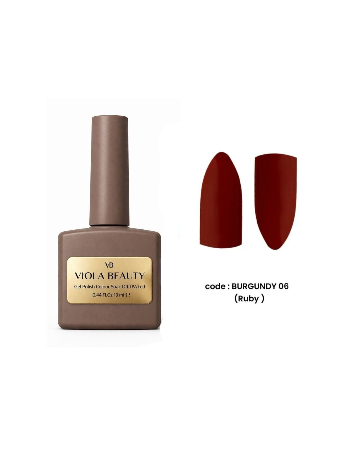 Burgundy #0006 Kalıcı Oje-13ml