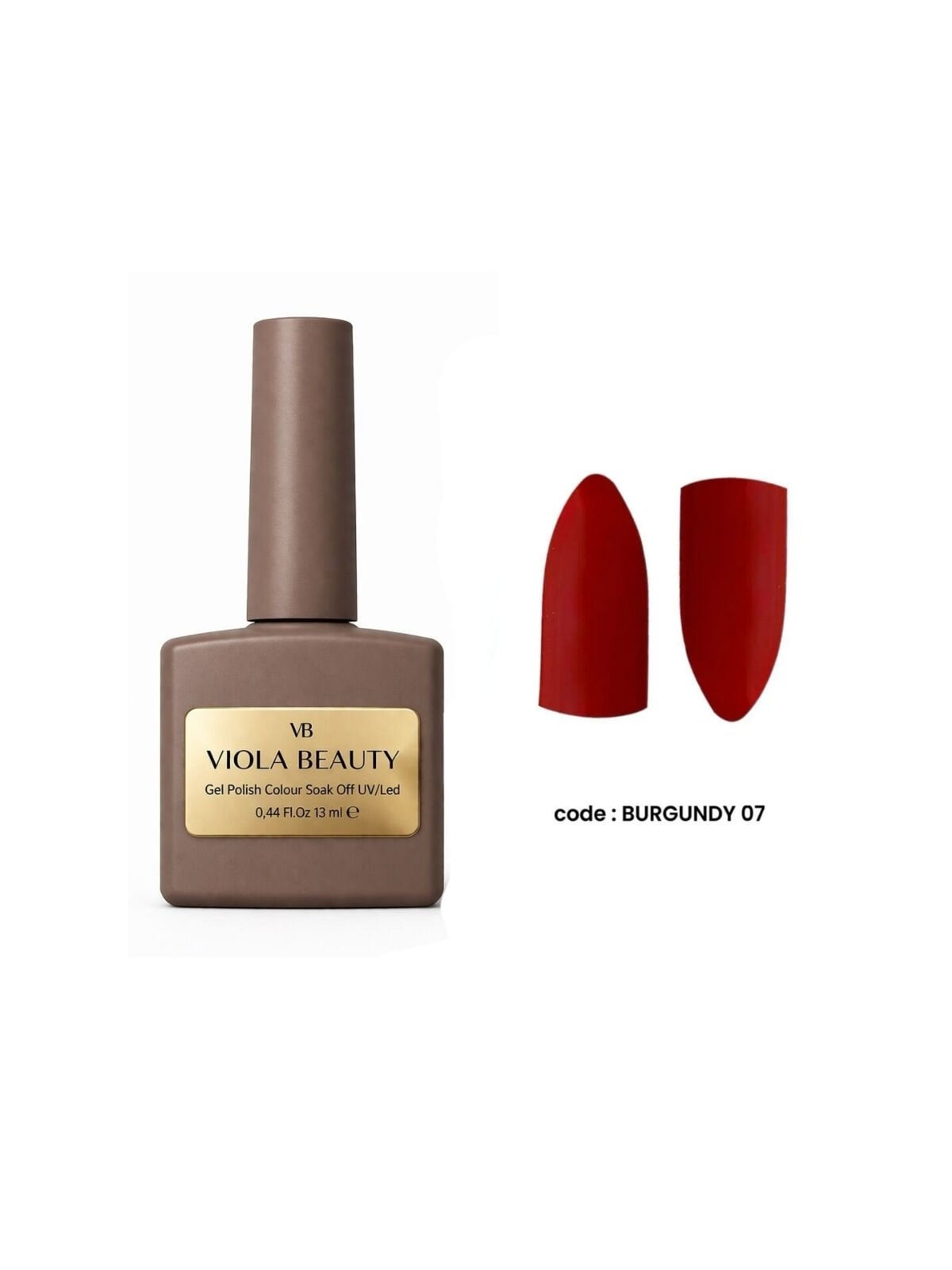 Burgundy #0007 Kalıcı Oje-13ml
